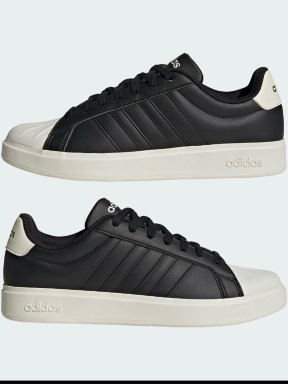 adidas Men’s Streettalk Sneakers – Core Black / Core Black / Off White
